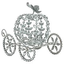 "As Is" august & leo 8" Jeweled Glitter Pumpkin Carriage