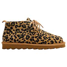"As Is" BEARPAW® Grace Lace-Up Suede Bootie with Rain & Stain Repel...