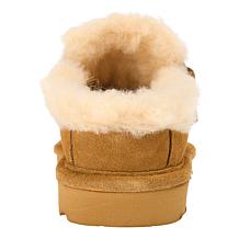 "As Is" BEARPAW® Jillian Suede Mule with Rain and Stain Repellent
