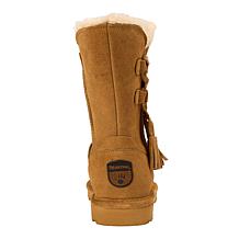 "As Is" BEARPAW® Paxton Suede Tassel Boot w/Rain Repellent