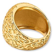 "As Is" Bellezza Bronze Broccato Graduated Ring