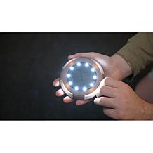 "As Is" Bell+Howell 8-pack 14-LED Solar Color-Changing Disk Lights