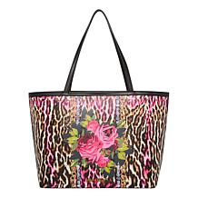 "As Is" Betsey Johnson Embroidered Patch Tote
