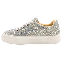 "As Is" Betsey Johnson Sidny Rhinestone or Faux Pearl Platform Sneaker