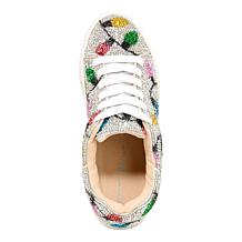 "As Is" Betsey Johnson Sidny Rhinestone Platform Sneaker