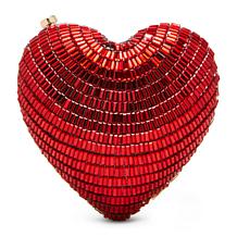 "As Is" Betsey Johnson Stole My Heart Crossbody Clutch