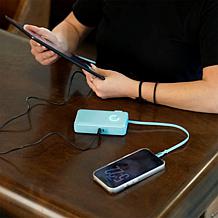 "As Is" Boundless 10,000 mAh Power Bank w/AC Plug & Retractable Typ...