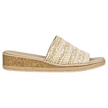 "As Is" BZees® Breezy Stretch Raffia Sandal