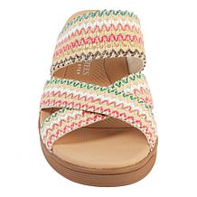 "As Is" BZees Fiona Machine Washable Strappy Wedge Sandal