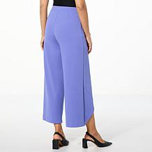 "As Is" C Wonder by Christian Siriano Crepe Knit Wide Leg Trouser Pant