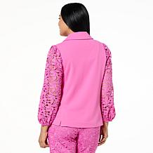 "As Is" C Wonder by Christian Siriano Mixed Media Blazer