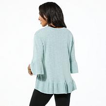 "As Is" C Wonder by Christian Siriano Ruffle Hem Sweater Top