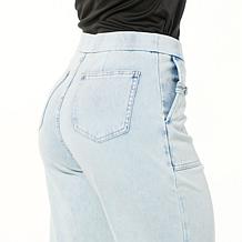 "As Is" C Wonder by Christian Siriano Wonder Stretch Denim Wide Leg...