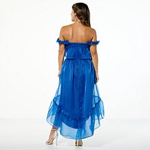 "As Is" C Wonder Off the Shoulder Strap Midi Dress