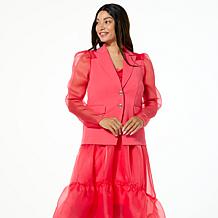 "As Is" C Wonder Runway Mixed Media Blazer