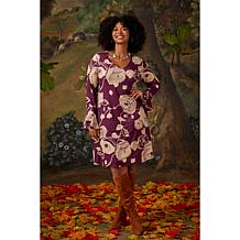 "As Is" C Wonder Travel Jersey Bell Cuff Dress