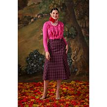 "As Is" C Wonder Tweed A-Line Midi Skirt