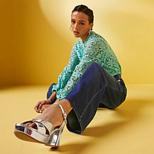 "As Is" C Wonder Wonder Stretch Denim Wide Leg Trouser