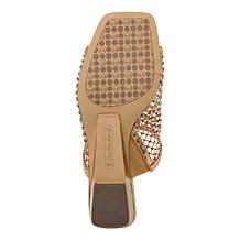 "As Is" Charles by Charles David Noolie Open-Toe Rhinestone Wedge
