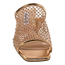 "As Is" Charles by Charles David Noolie Open-Toe Rhinestone Wedge