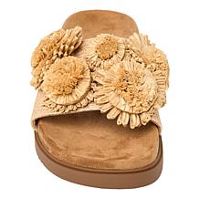 "As Is" Charles by Charles David Palms Pompom Slide Sandal