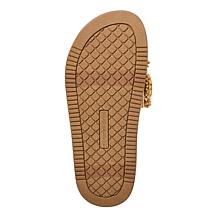 "As Is" Charles by Charles David Palms Pompom Slide Sandal