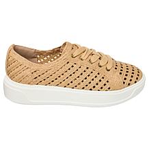 "As Is" Charles by Charles David Reason Raffia Platform Sneaker