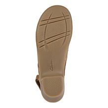 "As Is" Clarks Collection Emily 2 Mist Leather Slingback Sandal