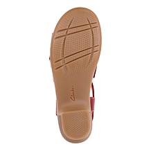 "As Is" Clarks Collection Emily 2 Rose Strappy Leather Sandals