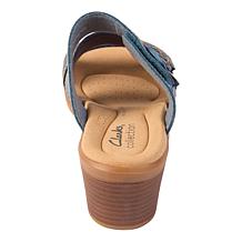 "As Is" Clarks Collection Emily2 Adella Leather Sandal