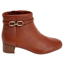 "As Is" Clarks Collection Iridessa Air Leather Ankle Boot