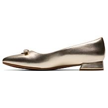 "As Is" Clarks Collection Natalyn Trim Pointed Toe Flat