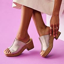 "As Is" Clarks Collection Nerisa Vine Nubuck Wedge Sandal