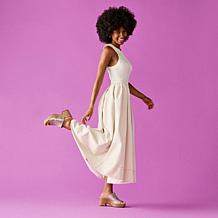 "As Is" Clarks Collection Nerisa Vine Nubuck Wedge Sandal