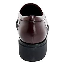 "As Is" Clarks Collection Sharon Pace Leather Wedge Loafer