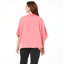 "As Is" Colleen Lopez Crossover Dolman Sleeve Top