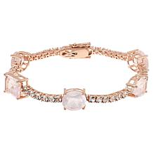 "As Is" Colleen Lopez Multi-Shape Gemstone Line Bracelet