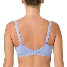 "As Is" Comfort Code 2-pack Lightly Lined Lace Trim Wireless Bra