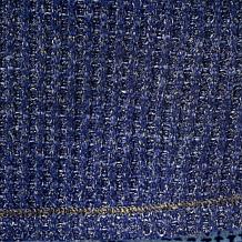 "As Is" Comfort Code Shimmer Waffle Knit Funnel Neck Pullover Top