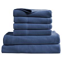 "As Is" Concierge Collection 6-Piece Fleece Sheet Set