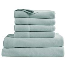 "As Is" Concierge Collection 6-Piece Fleece Sheet Set
