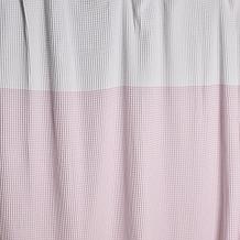 "As Is" Concierge Collection Shower Curtain & Bath Mat Set