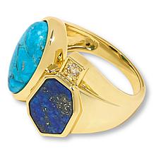 "As Is" Connie Craig Carroll Jewelry Bristol Two-Stone Ring