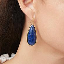 "As Is" Connie Craig Carroll Jewelry Hadley Gemstone Drop Earrings