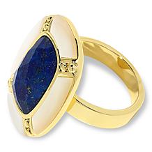 "As Is" Connie Craig Carroll Jewelry Hailey Mother-of-Pearl & Gem Ring
