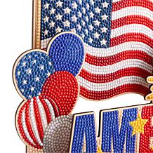"As Is" Craft Buddy Crystal Art Americana 3D Scene