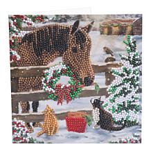 "As Is" Craft Buddy Crystal Art Festive Day Card Set of 8