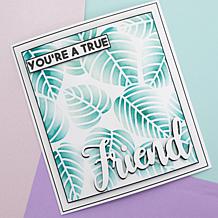 "As Is" Crafter's Companion Art Elements Stamp, Die and Stencil Set