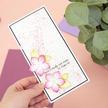 "As Is" Crafter's Companion Black & Rose Gold Vellum Sentiment Tape...