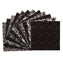"As Is" Crafter's Companion Flocked Damask 12" x 12" Paper Pad - 24...
